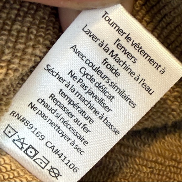 ATM Oversized French Terry Hooded Poncho - Picture 9 of 11